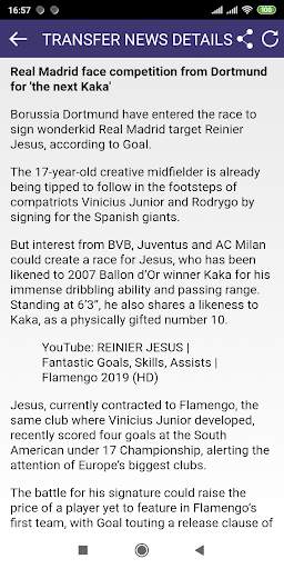Transfer News for Real Madrid screenshot 2