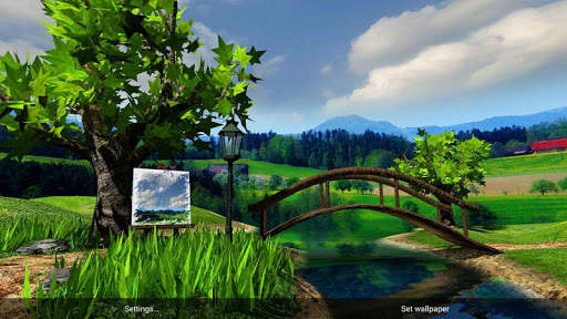 Parallax Nature: Summer Day 3D Gyro Wallpaper screenshot 2