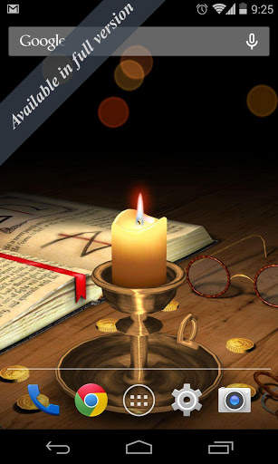 3D Melting Candle Live Wallpaper Lite screenshot 2