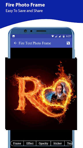 Fire Text Photo Editor screenshot 2