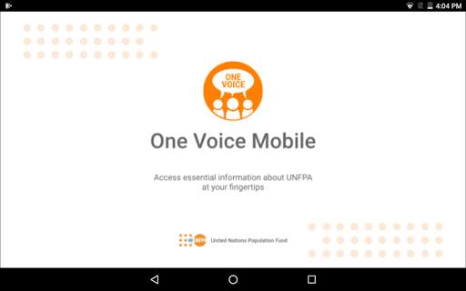 UNFPA One Voice Mobile screenshot 7