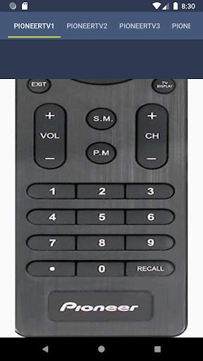 Pioneer TV Remote screenshot 3