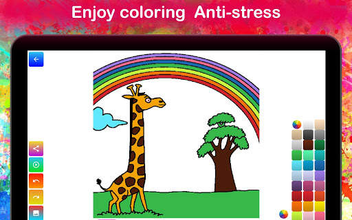 Unicorn Coloring Pages Game for kids glitter screenshot 8