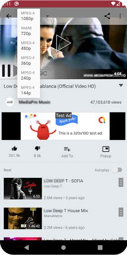 NewTube videos streaming float screenshot 4