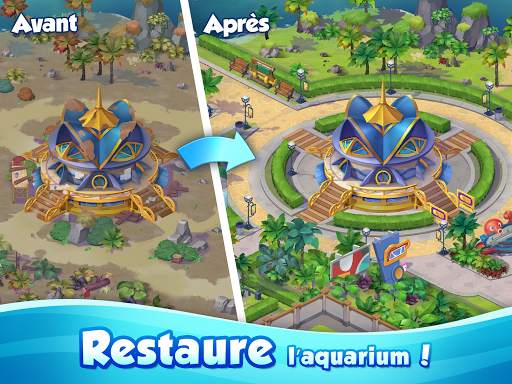 Aqua Blast: Fish Matching 3 Puzzle & Ball Blast screenshot 5