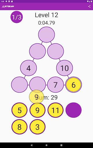 Magic Triangles - Math Puzzles - Aritgram screenshot 23