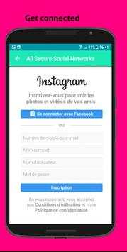 Secure All social networks All in one screenshot 4