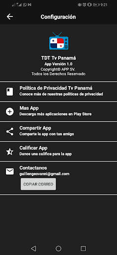 Tv de Panamá screenshot 4