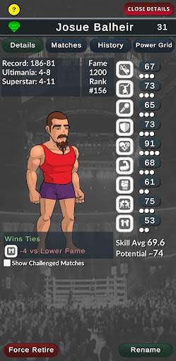 Ultimate Wrestling Manager screenshot 2
