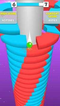 Tak berujung Helix Langsung Stack Bola 3D Ball Gam screenshot 7