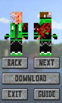 Zombie Skins For Minecraft: Pocket Edition screenshot 5