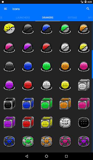 Blue Glass Orb Icon Pack screenshot 15