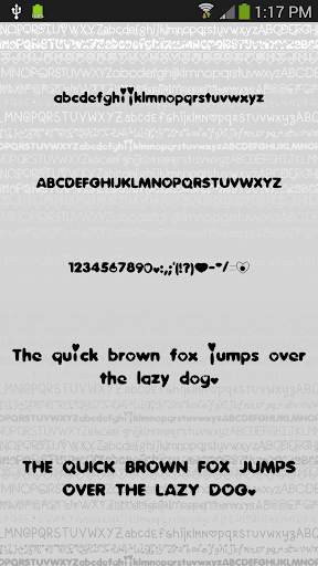 Fonts Love for FlipFont® Free screenshot 5