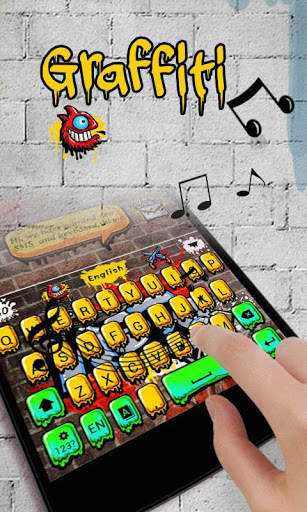Graffiti Style Keyboard Theme screenshot 2