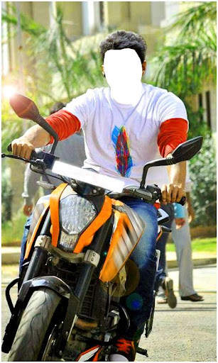 Men Bike Photo Suit screenshot 5