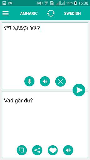 Swedish Amharic Translator screenshot 1