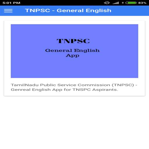 TNPSC General English App 0.0.1