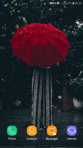 Rain Wallpaper screenshot 2
