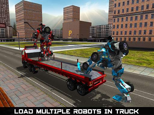 Robot Truck transportu samocho screenshot 14