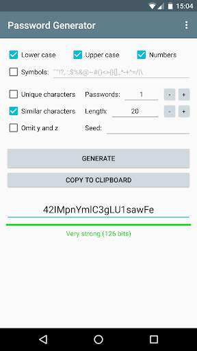 Password Generator screenshot 1