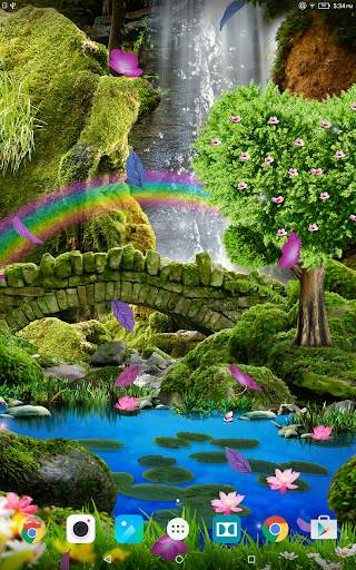 Waterfall Romantic Wallpaper screenshot 7