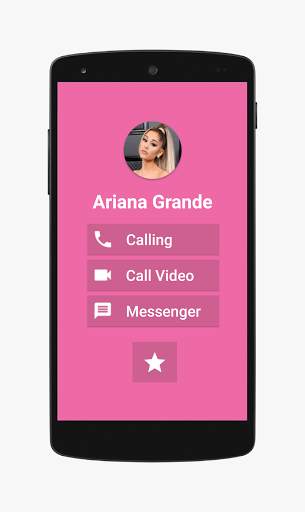 Ariana Grande Fake Call Video - Chat Simulation 📞 screenshot 3