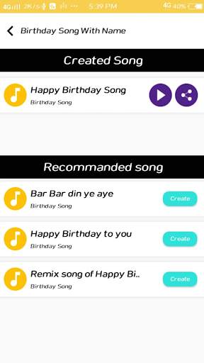 Birthday Name Song Maker screenshot 3