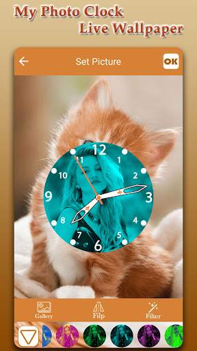 My Photo Clock Live Wallpaper screenshot 4