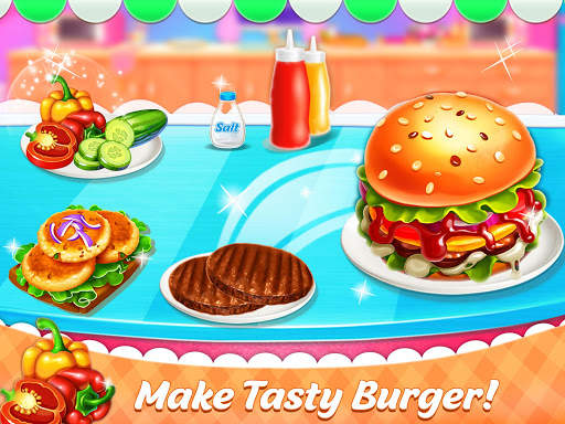 Burger Maker Fast Food Kitchen Game screenshot 3
