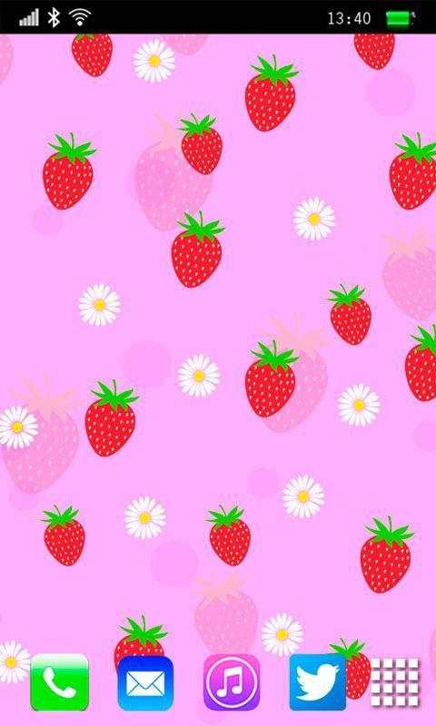 Strawberry Live Wallpaper screenshot 2