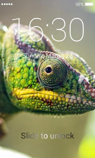 Chameleon Lock Screen screenshot 4