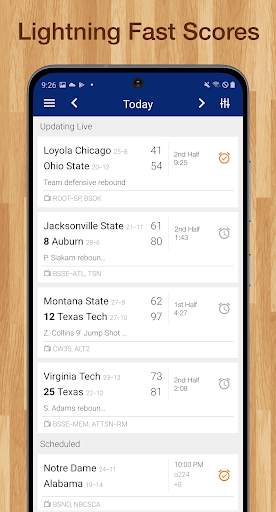 Scores App: College Basketball screenshot 1