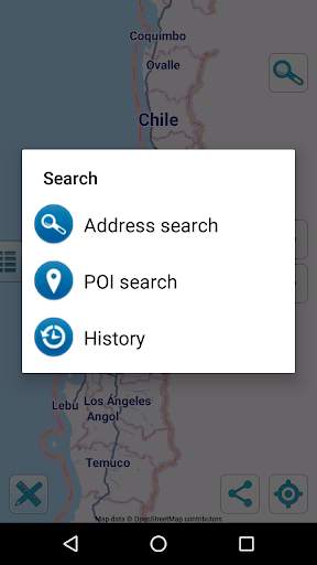 Map of Chile offline screenshot 2