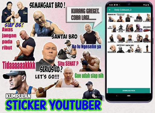 Sticker Youtuber 2020 Cute for screenshot 5