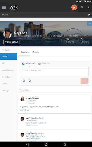 Oak Intranet screenshot 14