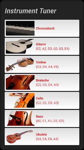 Stimmgerät Instrument Tuner screenshot 1