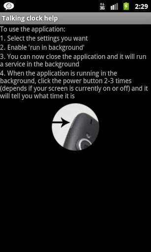 Talking Clock screenshot 2