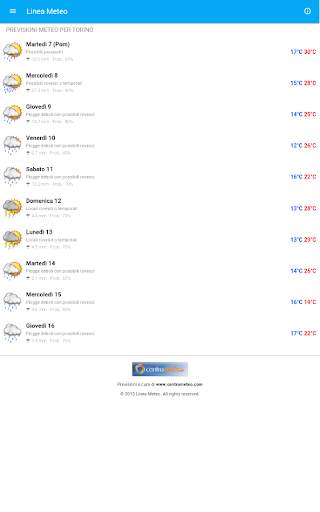 Linea Meteo Live screenshot 17