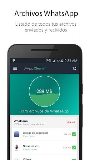 WAppCleaner: Limpiador para WhatsApp screenshot 1