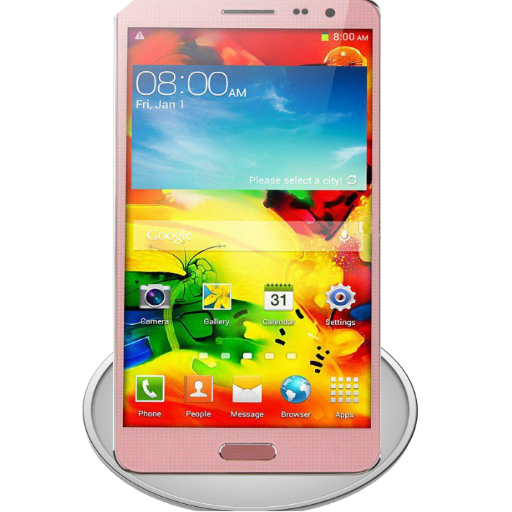 Pink Launcher New 2018 Version أيقونة