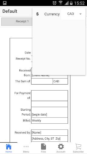 Cash Receipts screenshot 3