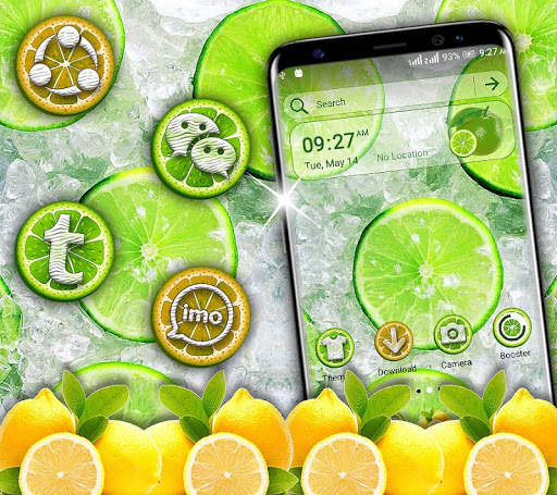 Lemon Launcher Theme screenshot 5