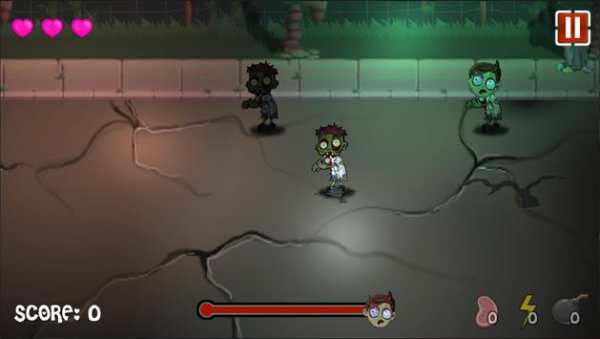 Zombie Ninja Free screenshot 3