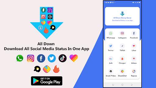 All Down|All in One Social Media Status Downloader screenshot 1