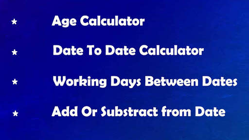 Age Calculator(Date to Date calculator) screenshot 1