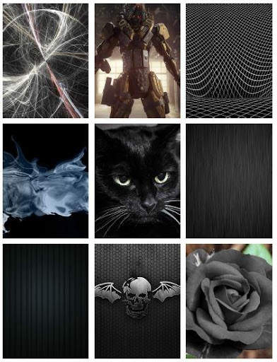 Black Wallpaper HD 3 تصوير الشاشة