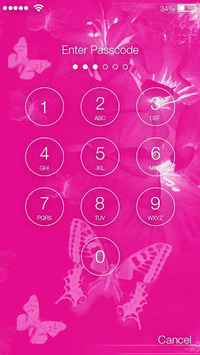 Girly Pink  App Lock 2 تصوير الشاشة