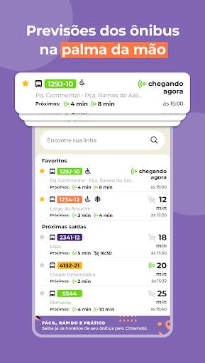 Cittamobi: Horários de Ônibus screenshot 2