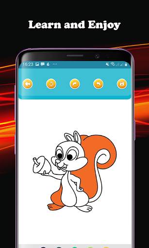 Animal Sketch and Color App screenshot 5