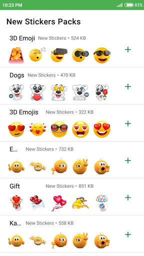 New Stickers For WhatsApp - Emoji WAStickerApp screenshot 1